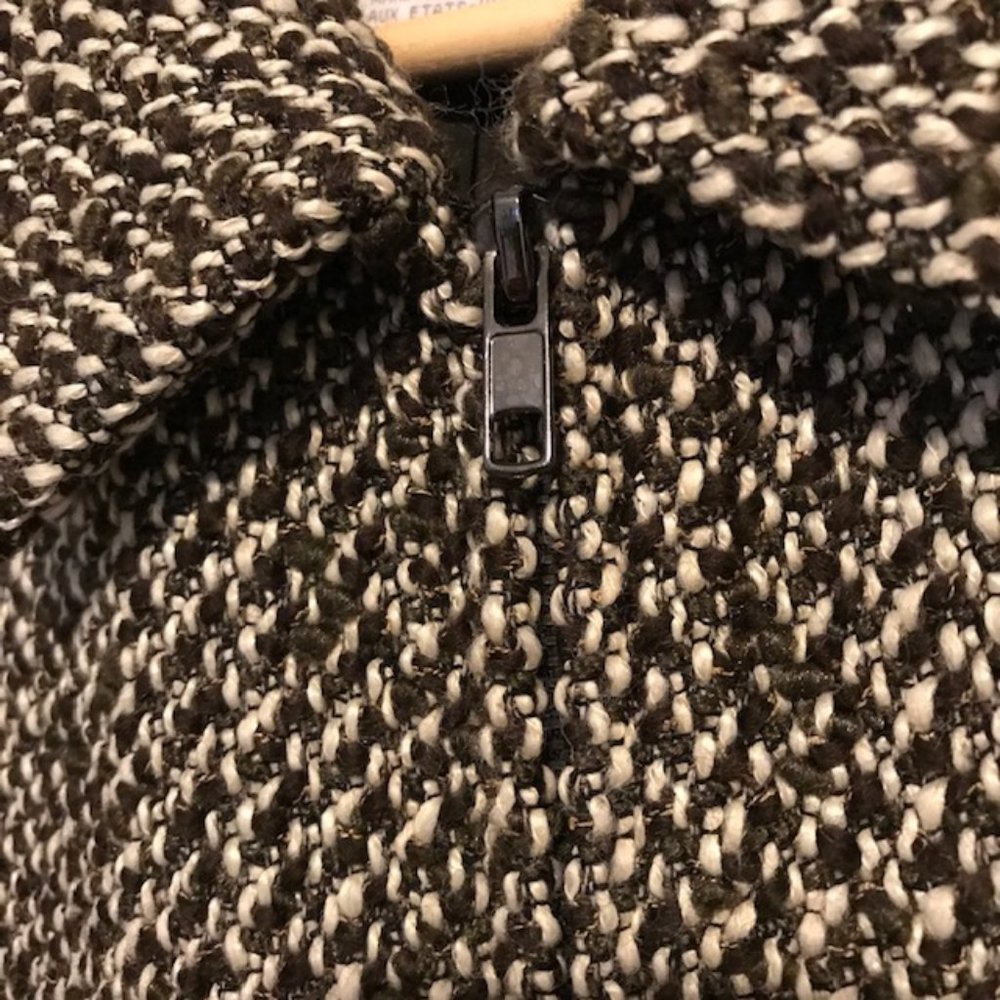Brown & White Tweed Lined Blazer/Jacket, Jones New York